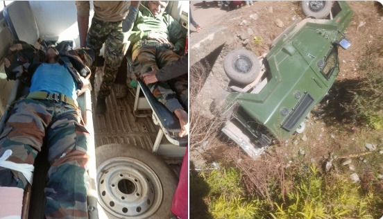 'Four Soldiers Injured in Army Vehicle Accident in Poonch'